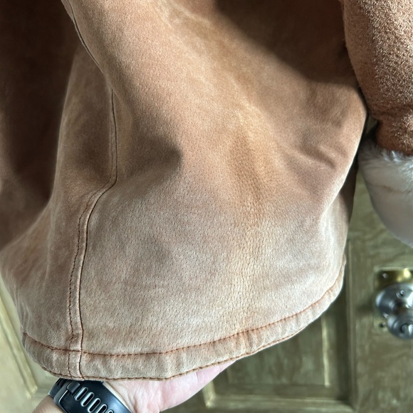 Leather oversized jacket - Picture 6 of 7